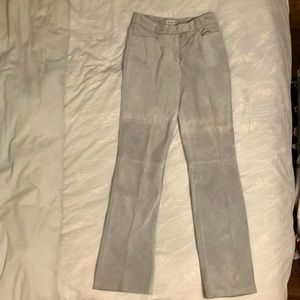 Beautiful Bebe gray suede leather pants -size 2